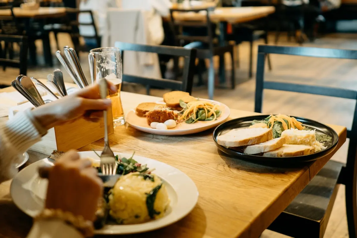 A meal at the Cvikov brewery