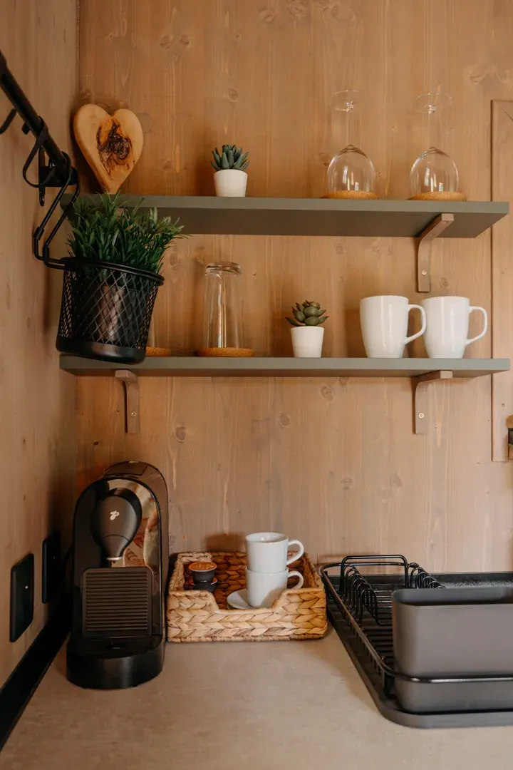 Kitchen shelves