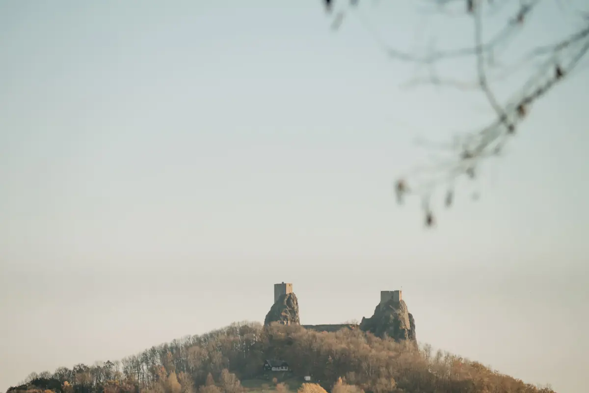 Die Burg Trosky über dem Böhmischen Paradies